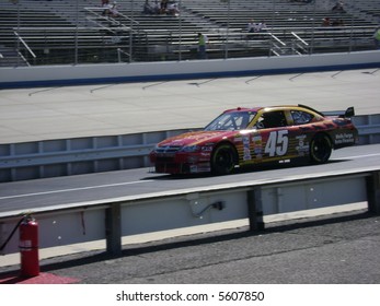 Kyle Petty On The Track At Dover