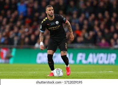 Kyle Walker Of Manchester City - Aston Villa V Manchester City, Carabao Cup Final, Wembley Stadium, London, UK - 1st March 2020

