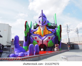 japan evangelion statue