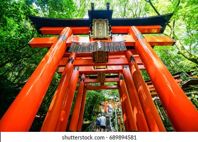 Kyoto, Japan At Fushimi Inari Shrine.