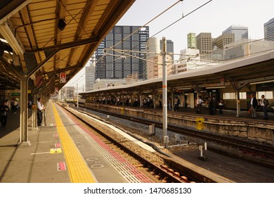 Kyoto, Japan - Jan 24, 2019 : Railway Station In Kyoto, Japan. Kintetsu Is The Largest Railway System, Excluding Japan Railways Group.