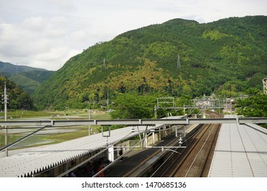 Kyoto, Japan - Jan 24, 2019 : Railway Station In Kyoto, Japan. Kintetsu Is The Largest Railway System, Excluding Japan Railways Group.