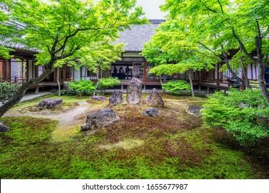 Kyoto Japan. Kennin Ji Buddhist Zen Temple. May 2019