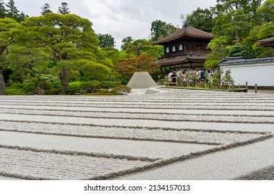 Kyoto, MAY 1 2011 - Overcast View Of The Famous Ginkaku Ji