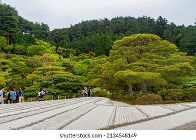 Kyoto, MAY 1 2011 - Overcast View Of The Famous Ginkaku Ji