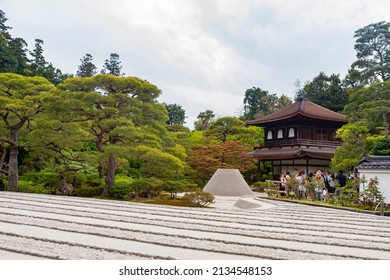 Kyoto, MAY 1 2011 - Overcast View Of The Famous Ginkaku Ji