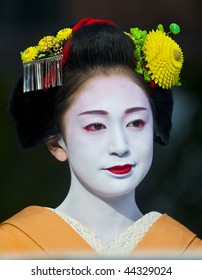 KYOTO, OCTOBER  22: a participant on The Jidai Matsuri (Festival of the Ages) held on October 22, 2009  in Kyoto, Japan . It is one of Kyoto's renowned three great festivals.
