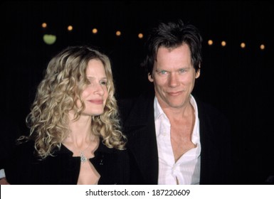 Kyra Sedgwick And Kevin Bacon At Opening Night Party For LIFE X 3, NY 3/31/2003