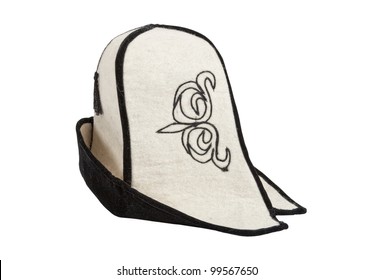 Kyrgyz Hat  On White Background