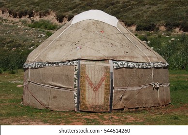 Kyrgyz Yurt (Traditional Tent From Central Asian Countries)