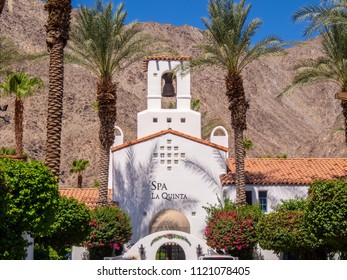 L A Quinta, CA / USA - July 16 2011: View Of The Spa At The La Quinta Resort, La Quinta, CA