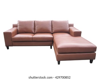 L Shaped Leather Sofa For Interior
