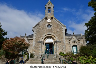 La Baule Escoublac, France - april 13 2017 : the Sainte Anne chapel