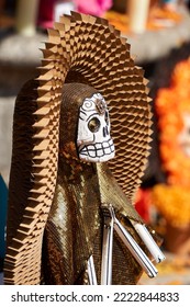 La Calavera Catrina, traditional personage of Mexican Day of the dead - Shutterstock ID 2222844833