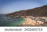 La Caleta Colorada Beach in Chimbote, Peru.