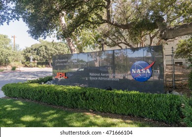 LA CANADA, CA - JUNE 4th: The Entrance To NASA's Jet Propulsion Laboratory In La Canada, CA On June 4th, 2014. 