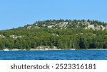 La cloche hills in the north channel of Georgian bay