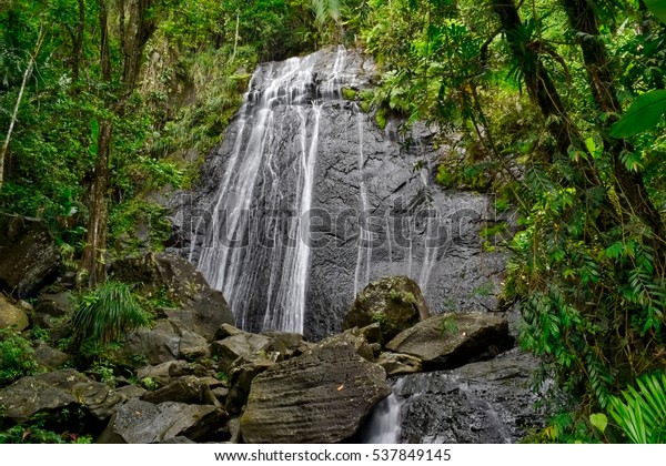 La Coca Waterfall,\
El Yunque, Puerto Rico