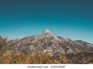 La Concha mountain marbella spain big mountain sunny day blue sky 