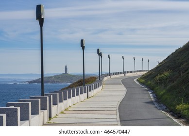 La Coruna Boardwalk (Spain).