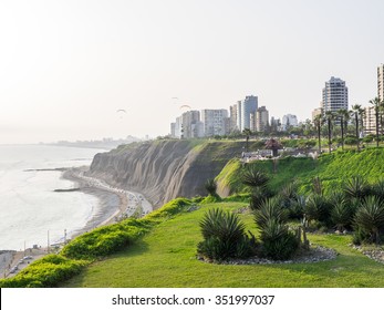 La Costa Verde (Lima) In A Sunny Day