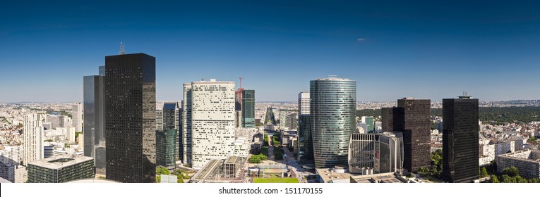 La Defense financial district of Paris.