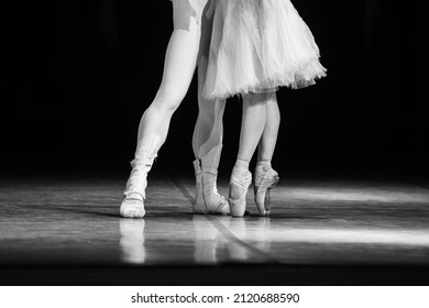 La Esmeralda Ballet. Closeup Of Dancing Legs. Ballet Wallpaper