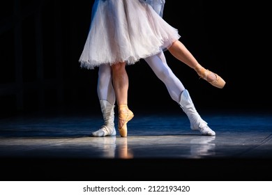 La Esmeralda Ballet. Closeup Of Dancing Legs. Ballet Wallpaper