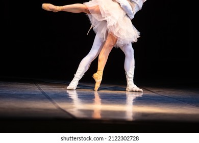 La Esmeralda Ballet. Closeup Of Dancing Legs. Ballet Wallpaper