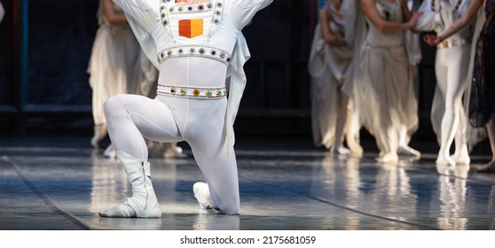 La Esmeralda Ballet. Closeup Of Dancing Legs. Ballet Wallpaper