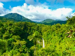 La Fortuna De San Carlos Waterfall, Arenal Volcano National Park, Alajuela, San Carlos, Costa Rica