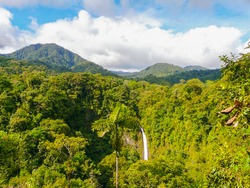 La Fortuna De San Carlos Waterfall, Arenal Volcano National Park, Costa Rica