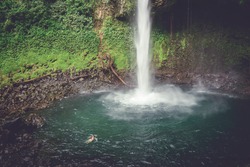 The La Fortuna Waterfall In Costa Rica