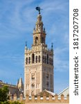 La Giralda, bell tower of the Seville Cathedral in Spain