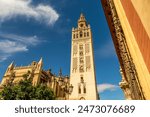 La Giralda (translated to The Giralda), the beautiful bell tower of Seville