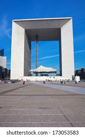 La Grande Arche In Quartier La Defense, Paris, France