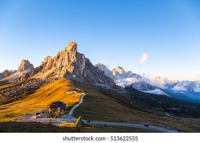 La Gusela, Nuvolau gruppe, South Tirol, dolomites mountains, Passo Giau, Dolomites, Italy