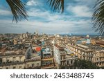 La Habana skyline, Havana, Cuba, West Indies, Caribbean, Central America