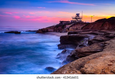 La Jolla Cove sunrise.  San Diego, California  USA.
