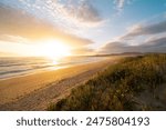 La Lanzada beach in Sanxenxo, Pontevedra, Spain.