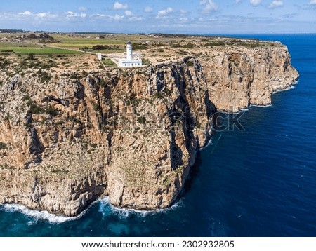 La Mola lighthouse , Formentera, Pitiusas Islands, Balearic Community, Spain Foto stock © 