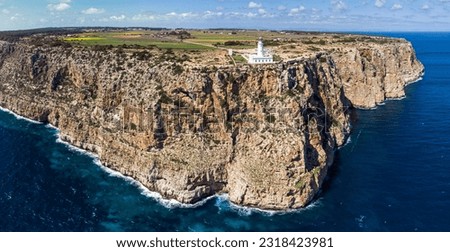 La Mola lighthouse , Formentera, Pitiusas Islands, Balearic Community, Spain Foto stock © 