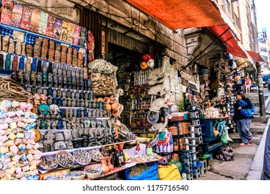 La Paz, Bolivia - November 25, 2017: Traditional Market