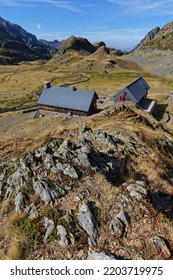 La Pra Mountain Huts In Belledonne Moutain Range