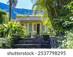 La Reunion, typical cottage in the village of Hell Bourg, in the center of the island