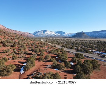 La Sal Mountains In Moab, Utah, USA