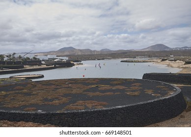 La Santa, Lanzarote, Canary Islands - August 24, 2015 : View Of La Santa Resort Windsurf School