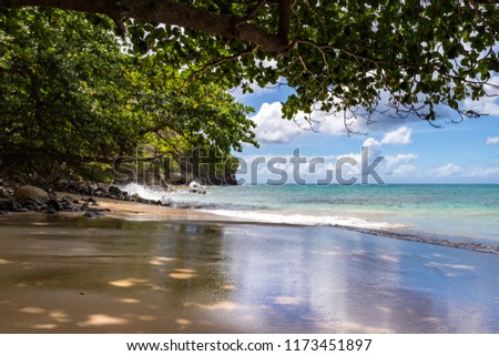 La Toc Beach on St Lucia in the Caribbean