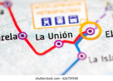 La Union Station. Malaga Metro Map.