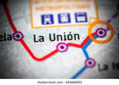 La Union Station. Malaga Metro Map.